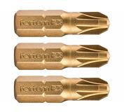 Bit krížový PZ3x25mm, S2, TiN 3ks/bal