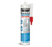 Ceresit CS 15 Express, Univerzálny silikónový acetoxy tmel, odolný proti plesniam biely 280ml