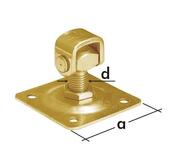 Domax ZRP20 Záves nastaviteľný na priskrutkovanie M20x100