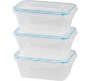 Dóza MagicHome Lunchbox set YH416 obdĺžniková 3ks 700ml 172x115x71mm