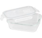 Dóza MagicHome, sklenená, obdĺžniková, 650 ml, s vekom, s ventilom na odvetrávanie