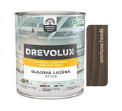 Drevolux Style dekoračná a ochranná lazúra na drevo s voskom orechovo hnedý 2.5 l