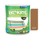 Ekokryl Lesk V2062 0216 orech shea - vrchná akrylátová farba na drevo a kov 0,6l