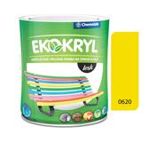 Ekokryl Lesk V2062 0620 žltá - vrchná akrylátová farba na drevo a kov 0,6l