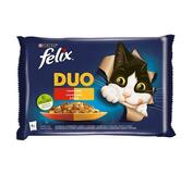 Felix Fantastic duo mäso krmivo pre mačky 4x85 g