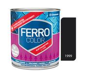 Ferro Color U2066 1999 čierna Pololesk - základná a vrchná farba na kov 0,3l