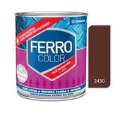 Ferro Color U2066 2430 hnedá Pololesk - základná a vrchná farba na kov 0,75l