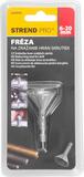 Fréza Strend Pro, 6-20 mm, 1/4`, 25,5x50,4 mm, fazetová, na zrážanie hrán skrutiek, odhrotovač