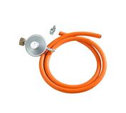 Hadica s regulátorom tlaku plynu 30mbar,1,5m s vn.pr.8mm, 2x hadicová spona Hadica s regulátorom tlaku plynu 30mbar,1,5m s vn.pr.8mm, 2x hadicová spona