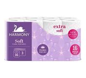 HARMONY Soft, toaletný papier Flora perfumes 16ks-3-vrstvový