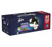 Kapsička mačka Félix Fantastic Jumbopack Hovädzie/Kura/Losos/Tuniak želé 44x85g