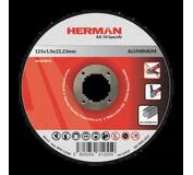 Kotúč rezný herman AX-50 špecial na hlinik 125x1.0x22.12mm bez prelisu typ 41