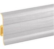 Lista podlahova PVC 2,5m Striebro 201