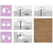 Lišta prechod ARBITON 3V1 CS DUB LIBERTY 30 0,93BM