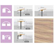 Lišta prechod ARBITON 3V1 CS DUB SANDY 30 0,93BM