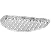 MagicHome Miska polkruhová 33x19x2.0cm 4ks