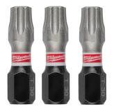 Milwaukee SHOCKWAVE IMPACT DUTY TX30 Šrobovacie bity 25mm, 3ks