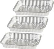 Miska MagicHome, 31,5x21,3x4,4 cm, grilovacia, 3 ks, Alu