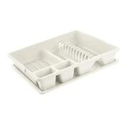 Odkvapkavač na príbor 18,8x3,3cm biely