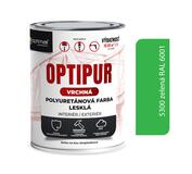Optimal OPTIPUR Vrchná polyuretánová farba lesklá 5300 0,7l RAL6001