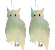 Plašič vtákov Strend Pro, sova, reflexná, s rolničkou, 41,5x20 cm, bal. 2 ks