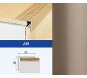 Profil schodový A36 Šampaň samolepiaci