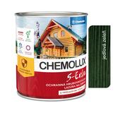 S1025 Chemolux S Extra 0532 jedľová zeleň 0,75l - hodvábne lesklá ochranná lazúra na drevo
