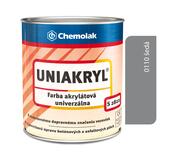 S2822 Uniakryl 0110 šedá - Farba na značenie ciest, na asfalt a betón 0,75l