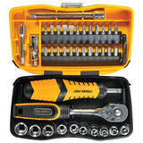 Sada náradia Strend Pro WT549, 39-dielna, bity, hlavice, račňa