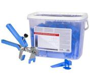 Sada nivelačná Strend Pro LS520 StarterKIT, 100x 2 mm medzerník, 100x klinok + kliešte