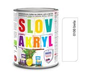Slovakryl 0100 - biely 0,75kg