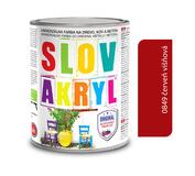 Slovakryl 0849 - červeň višnová 5kg