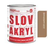 Slovakryl Profi Lesk svetlo hnedý 2220/RAL 8003 0,75kg