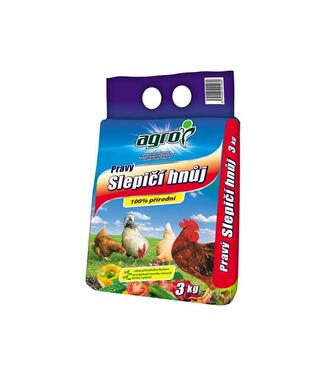 Agro Pravý slepačí hnoj prírodný 3kg