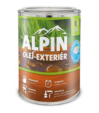 Alpoil olej Exteriér 2.5 L - špeciálny prírodný olej na drevo