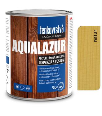 Aqualazur natur 0,75l tenkovrstvá olejová vodou-riediteľná lazúra