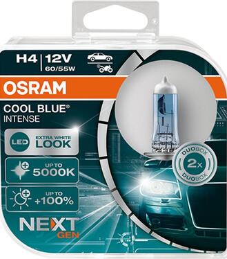 Autožiarovky OSRAM CoolBlue Intense H4 60/55W NextGeneration 5000K BOX