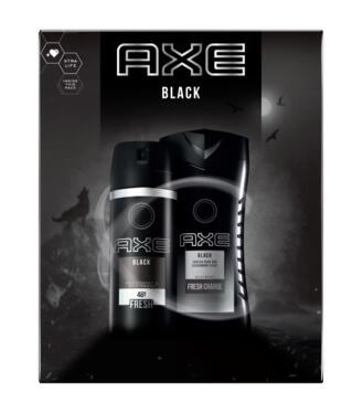 AXE Black vianočná kazeta, deodorant 150ml, sprchový gél 200ml