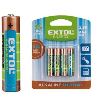 Bateria alkalicka 4ks AAA