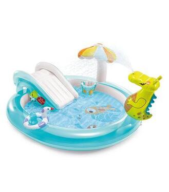 Bazénik Intex® 57165, Gator play center, detský, nafukovací, 201x170x84 cm