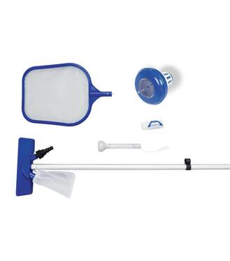 Bestway Súprava FlowClear 58195 zberač, sieťka, tyč, plavák, teplomer, tester, záplaty