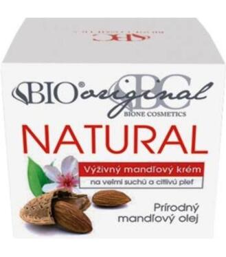 Bione Cosmetics Natural, Výživný mandľový krém 51ml