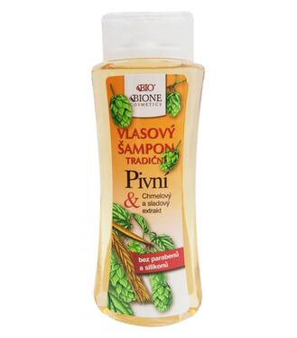 Bione Cosmetics Šampón na vlasy Pivný 260ml