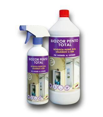 Biozor Pento TOTAL  Sanácia proti plesniam ,riasam,lišajníkom bez rozprašovača 1l