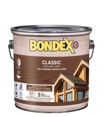 BONDEX Tenkovr. lazúra CLASSIC teak 2,5l