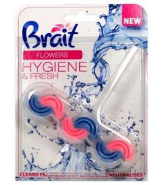 Brait WC blok, Hygiene Flowers 45g