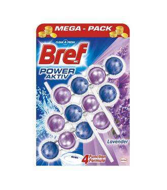 Bref Power Aktiv, Lavender tuhý WC blok 3x50g