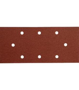 Brúsny papier na suchý zips 10ks, 8 otvorov, 93x190mm, P80
