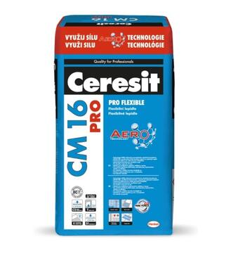 Ceresit CM 16 PRO 25kg - flexibilné cementové lepidlo C2TES1 AERO