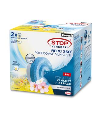 Ceresit Stop vlhkosti Aero Náhradná náplň 2v1 Lúčne kvety 2x450g